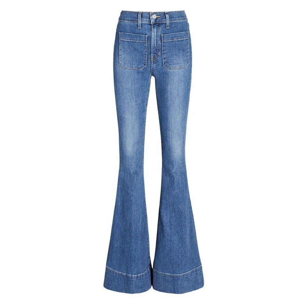 Veronica Beard Blue Flared Jeans- NEW with tag. Size 31